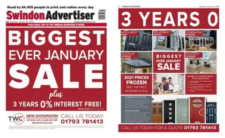 Swindon Advertiser – January 22, 2022