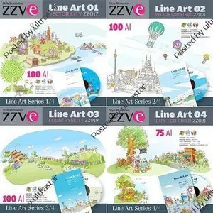 ZZVE - Line Art Series