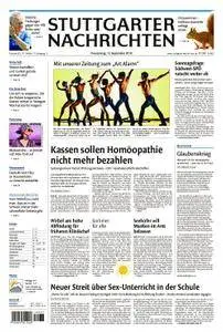Stuttgarter Nachrichten Stadtausgabe (Lokalteil Stuttgart Innenstadt) - 13. September 2018