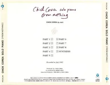Chick Corea Solo Piano - From Nothing (1982) {Victor Japan}