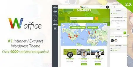 ThemeForest - Woffice v2.3.6 - Intranet/Extranet WordPress Theme - 11671924