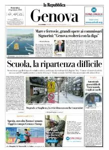 la Repubblica Genova - 24 Gennaio 2021