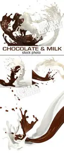 Chocolate milk splash