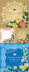 Spring romantic cards