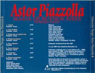 Astor Piazzolla - For Ever - CD5
