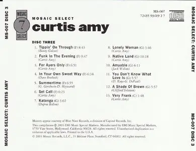 Curtis Amy - Mosaic Select (2003)