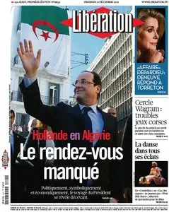 Libération du Vendredi 21 Décembre 2012