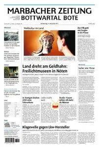 Marbacher Zeitung - 21. Dezember 2017