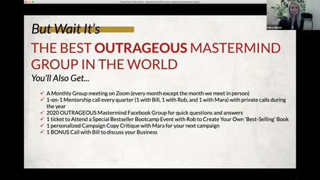 Outrageous Marketers - Panic to Prosperity Coaching Sessions with Bill Glazer