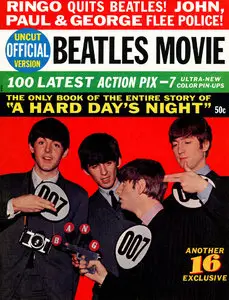 16's Beatles Movie Book A Hard Day's Night - 1964