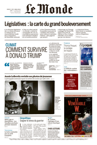 Le Monde du Dimanche 4 et Mardi 6 Juin 2017