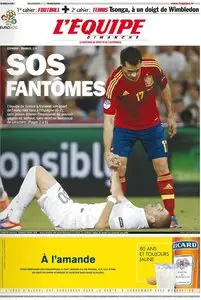 L'Equipe du Dimanche 24 Juin 2012