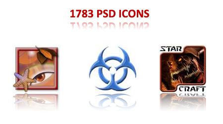 1783 PSD icons