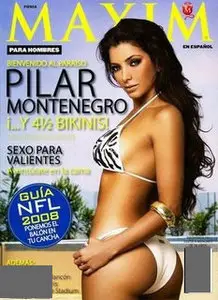 Maxim [Espanhol] Pilar Montenegro - October 2008