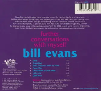 Bill Evans - Further Conversations With Myself (1967) {1999 Verve Master Edition}