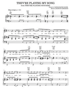 They're Playing My Song - Carole Bayer Sager, Marvin Hamlisch (Piano-Vocal-Guitar)