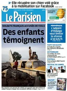 Le Parisien + Journal de Paris du Lundi 18 Mai 2015