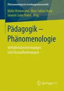 Pädagogik - Phänomenologie: Verhältnisbestimmungen und Herausforderungen (Phänomenologische Erziehungswissenschaft)