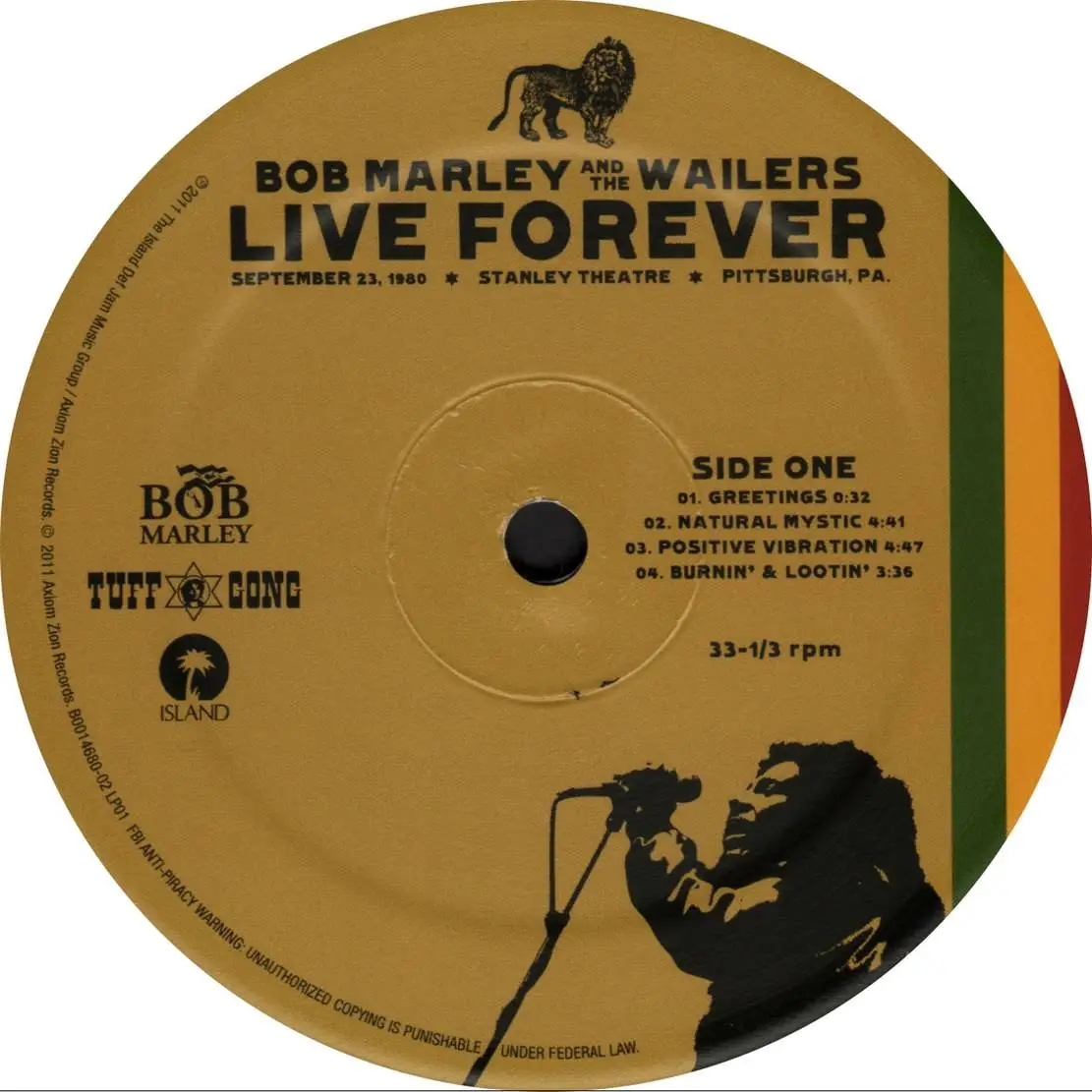 Bob Marley And The Wailers Live Forever The Stanley Theatre 1980 11 2cd 3lp Box Set Island Def Jam Limited Edition Avaxhome