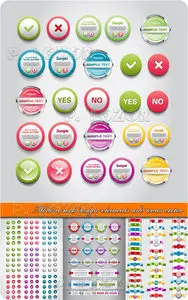 Modern web design elements and icons vector