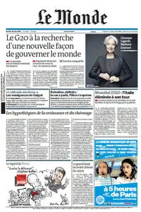 Le Monde - Samedi 26 juin 2010 + Supp Livres