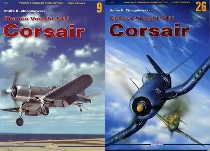 Kagero Monographs No.9,No.26 - Chance Vought F4U Corsair Vol.1, Vol.2
