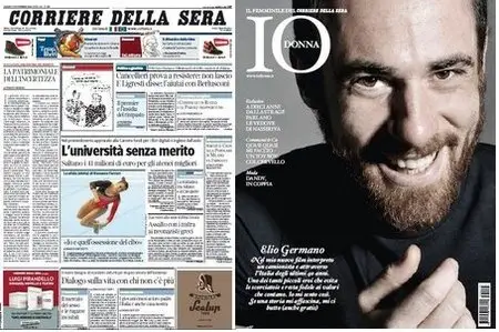 Il Corriere della Sera (11-02-13) + Io Donna
