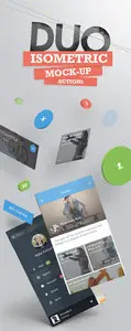 GraphicRiver - Duo Isometric Mock-Up actions