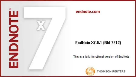 Thomson Reuters EndNote X7 7.5.11052