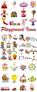 Playground Icons Vector