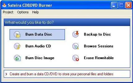 Sateira CD and DVD Burner ver2.52