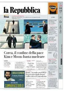 la Repubblica - 28 Aprile 2018