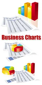 Business Charts Vector