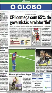 Jornal O Globo 25 de abril de 2012 - Quarta