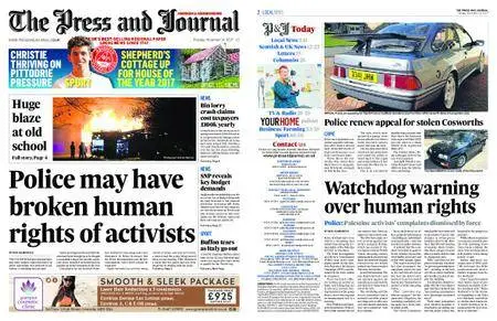 The Press and Journal Aberdeen – November 14, 2017