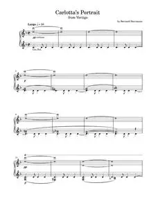 Carlotta's Portrait From Vertigo - Bernard Herrmann (Piano Solo)