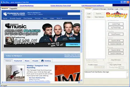 BotBoy MySpace Friend Adder 1.0.0.10
