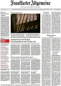 Frankfurter Allgemeine Zeitung vom Samstag, 01. März 2014