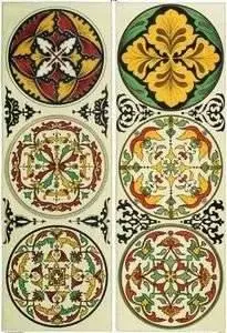 Color plates from book Russian Ornament in Ancient Sample