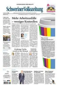 Schweriner Volkszeitung Hagenower Kreisblatt - 17. März 2018