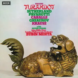 Zubin Mehta, Luciano Pavarotti & Joan Sutherland - Puccini Turandot - 1972 [Remastered] (2014)