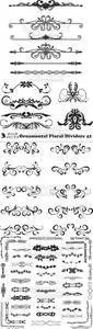 Vectors - Ornamental Floral Dividers 41