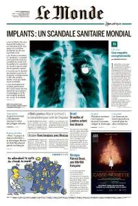 Le Monde du Mardi 27 Novembre 2018
