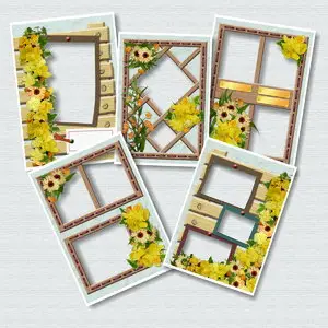 Scrap Quick Pages - Spring Memories Photo Frame Set