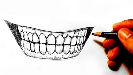 How To Draw Teeth I Pen And Pencil Drawing