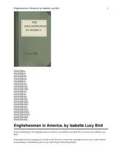 The Englishwoman in America