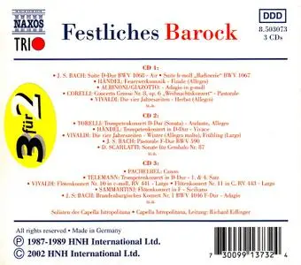 Richard Edlinger, Capella Istropolitana - Festliches Barock: Bach, Handel, Vivaldi, Corelli, Telemann, Pachelbel (2002)
