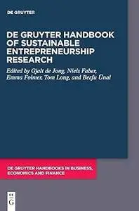 De Gruyter Handbook of Sustainable Entrepreneurship Research