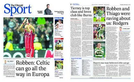 The Herald Sport (Scotland) – November 02, 2017