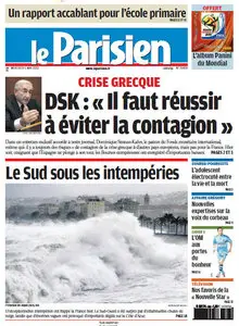 Le Parisien du Mercredi 5 mai 2010